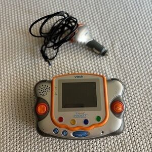 Vtech Vsmile Pocket Learning System For Parts or To Be Fixed